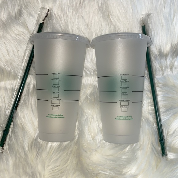 2- Starbucks Venti Reusable Cups - Picture 4 of 5